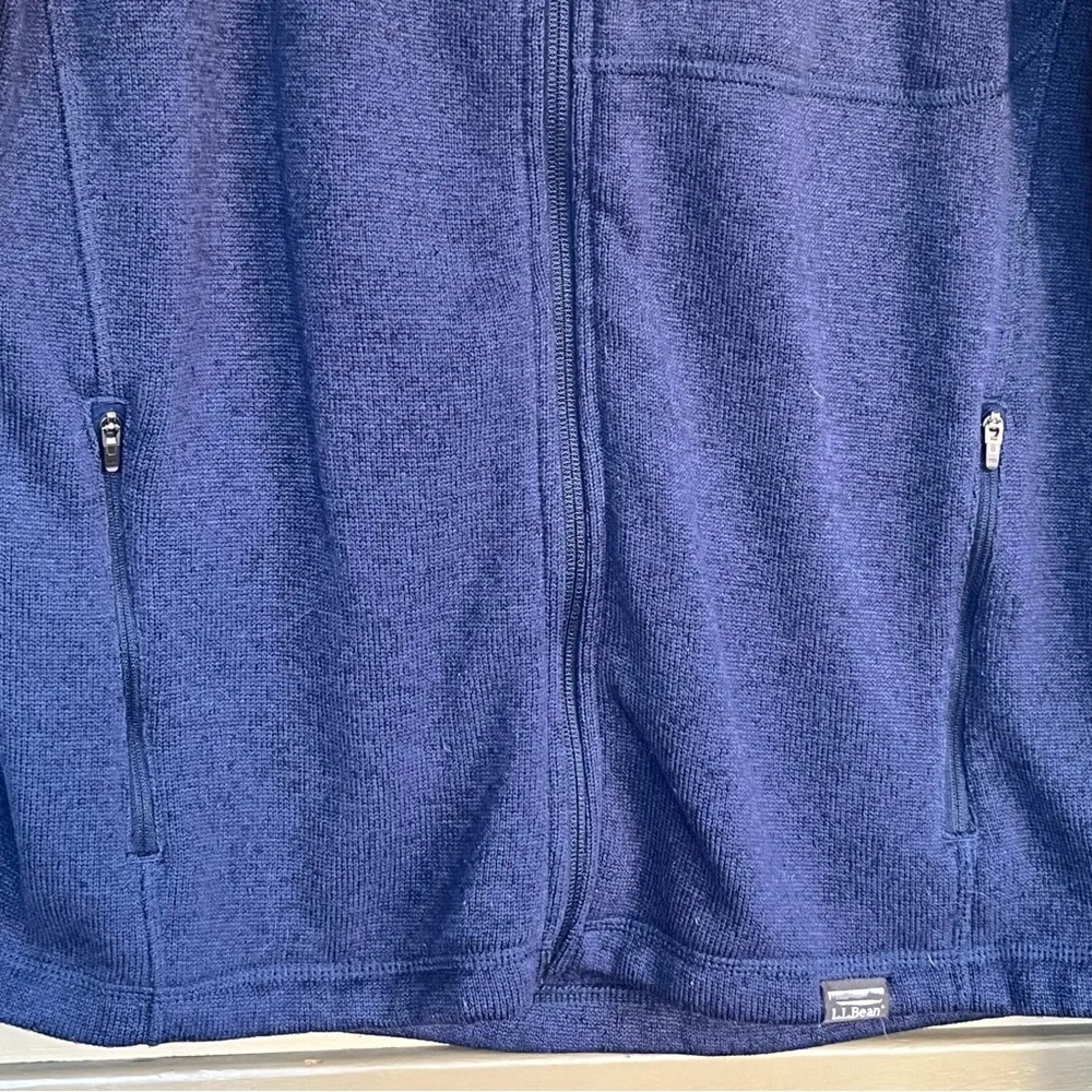 L.L. Bean Sweater Fleece Full Zip Jacket Medium